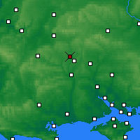 Nächste Vorhersageorte - Stonehenge - Karte