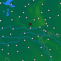 Nächste Vorhersageorte - Ede - Karte