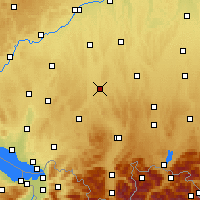 Nächste Vorhersageorte - Memmingen - Karte