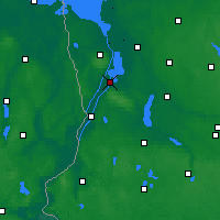 Nächste Vorhersageorte - Stettin - Karte