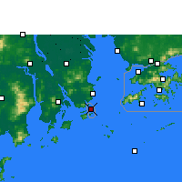 Nächste Vorhersageorte - Macau - Karte