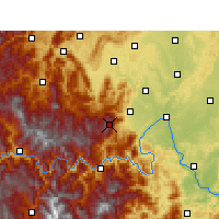 Nächste Vorhersageorte - Emei Shan - Karte