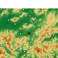 Nächste Vorhersageorte - Yongkang - Karte