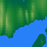 Nächste Vorhersageorte - Isachsen - Karte