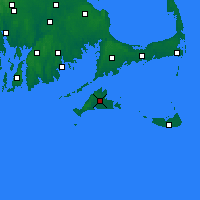 Nächste Vorhersageorte - Martha's Vineyard - Karte