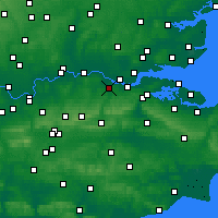 Nächste Vorhersageorte - Dartford - Karte