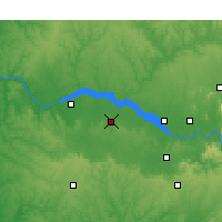 Nächste Vorhersageorte - Courtland - Karte