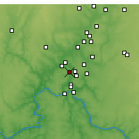 Nächste Vorhersageorte - Springdale - Karte