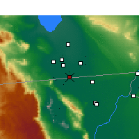 Nächste Vorhersageorte - Calexico - Karte