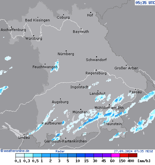 Radar Fr, 27.09.2024, 07:35 MESZ